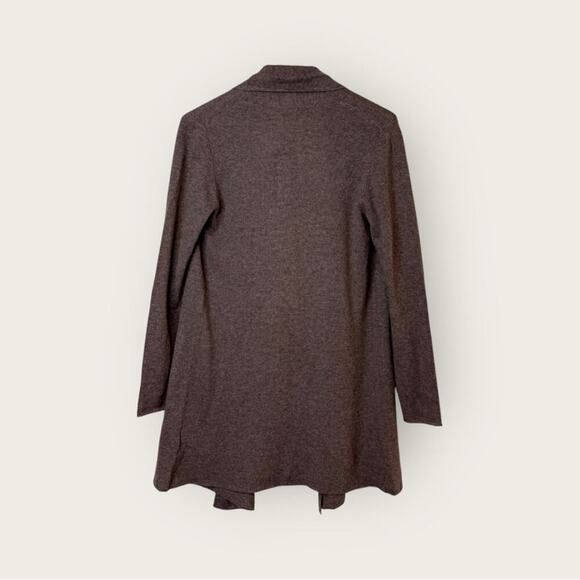 NWT | Lusso | 100% Cashmere Heather Open Front Cardigan | Caramel | Medium - Picture 2 of 10